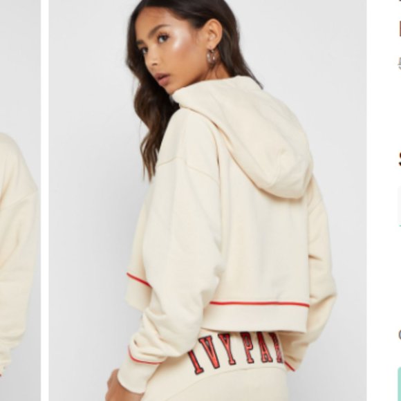 COPY - Ivy Park Baseball Logo Hoodie Small - Picture 3 of 9